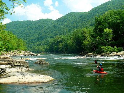 Rafting New River In West Virginia photo