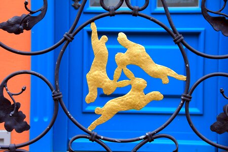 Hare hare window gold
