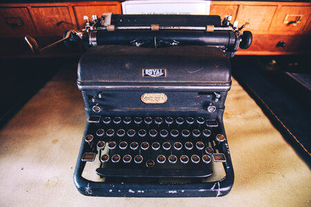 Retro Typewriter photo
