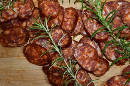 Beef rosemary sausage photo