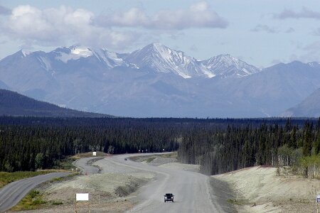 Highway road scenery