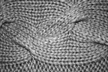Details gray knitting photo