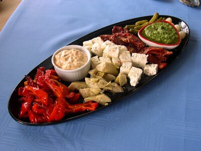 Antipasto food 