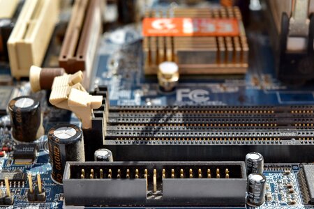 Circuit Board memory motherboard photo