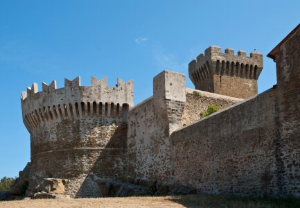 Populonia medieval village landmark photo