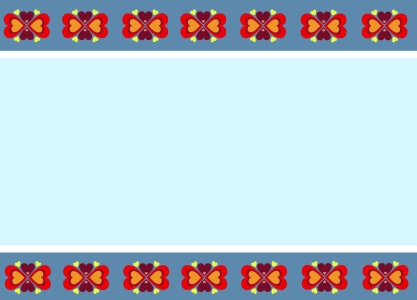 Hearts Folk Background