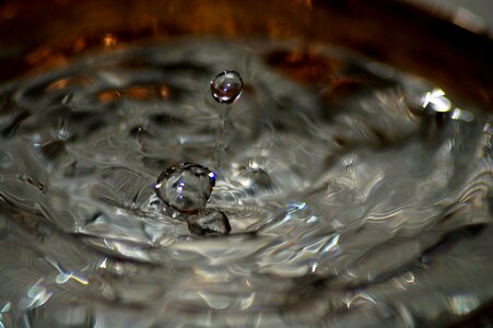 Macro liquid bubble photo
