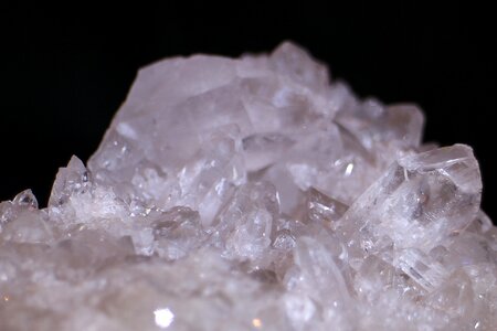 Quartz pure quartz mineral photo
