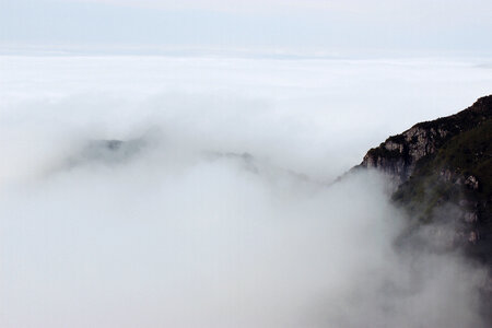 Cliffs in the Fog photo