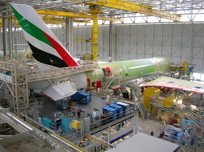 Aircraft assemble factory