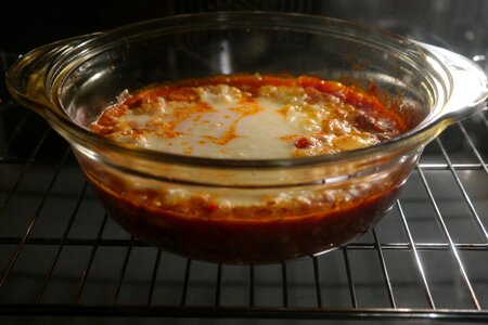 Baking dish cheese scalloped
