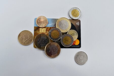 Coins credit economic growth photo