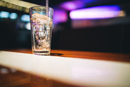 Glass of water photo