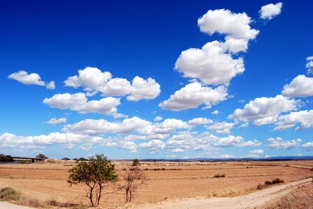 Earth horizon plowing photo