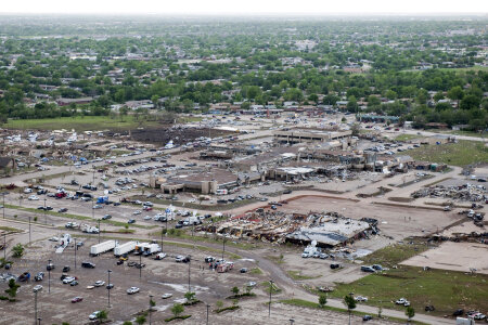 Damage to Moore, Oklahoma