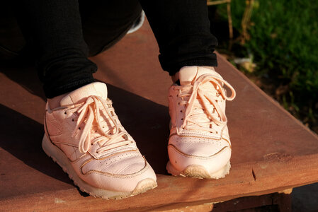Pink Jogging Sneakers photo