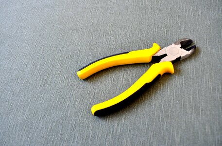 Electrician pliers photo