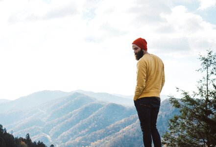 Man With Beard on an Adventure photo