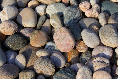 Pebble round nature photo