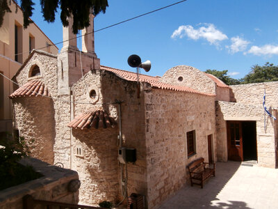 St. Matthew of the Sinaites Byzantine church in Heraklion, Greece photo