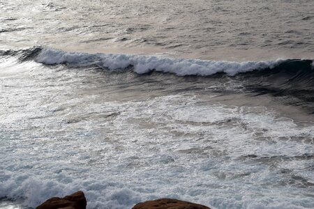 Landscape sea sea wave photo