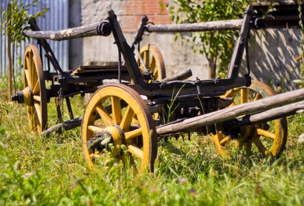 Equipment old cart indigenous