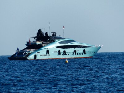 Powerboat sea lake photo