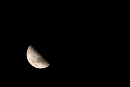 Dark astronomy moonlight photo