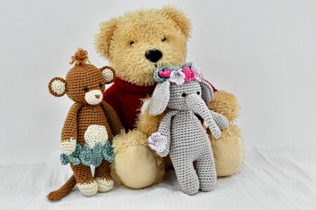 Teddy Bear Toy three toys photo
