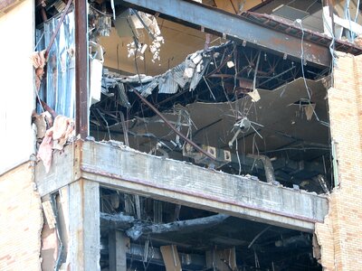 Construction ruin dilapidated