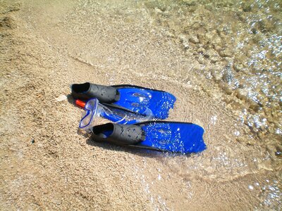 Sea snorkeling swim