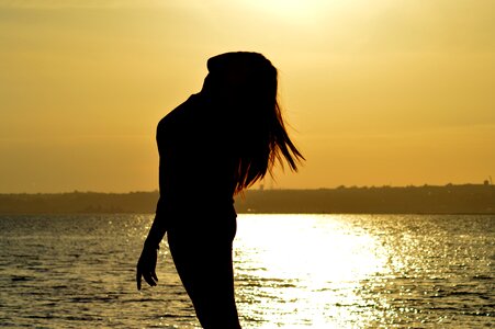 Sunset sky sea