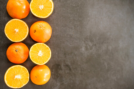Line of Oranges photo