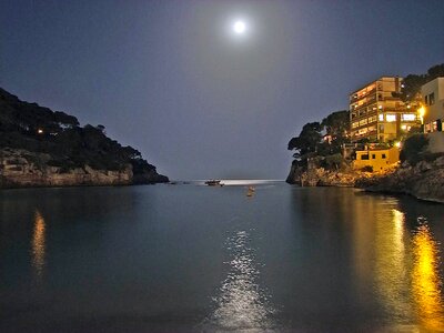Cala santanyi moon sea