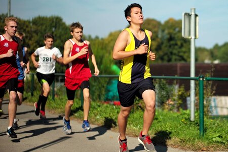 Person athlete marathon