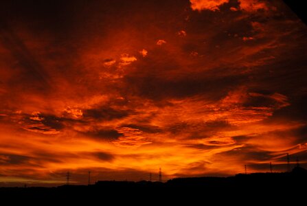 Sky red heaven