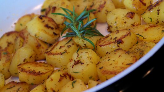 Delicious vegetables rosemary photo