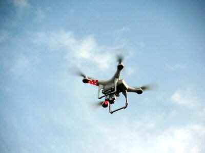 Modelling rotors drone photo