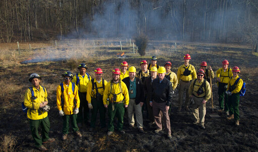 Group of firefighters along with Director and Deputy Director of NCTC-1