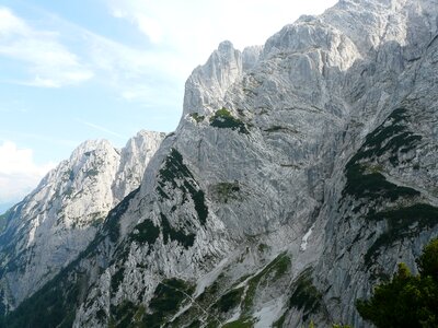 Wilderkaiser alpine steep wall photo