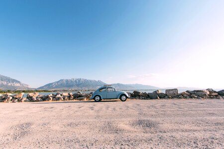 Automobile beach car