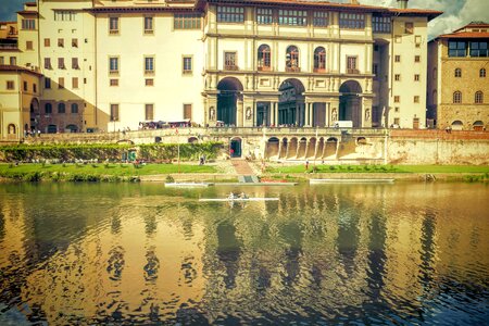 Rowing In Florence photo