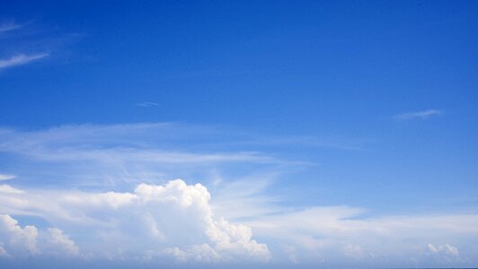 Sky clouds blue
