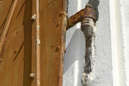 Cast Iron front door fastener