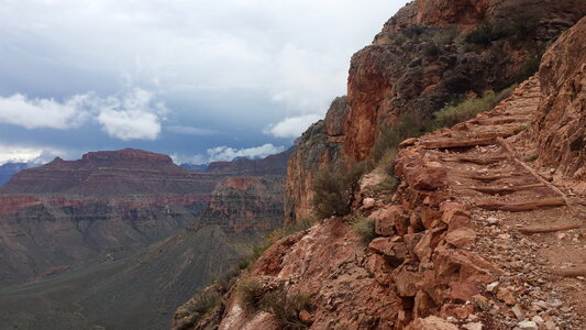 Bright Angel trail in Grand Canyon National Park photo