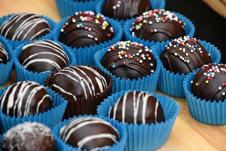 Chocolate food assortment