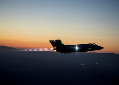 F-35 lightning ii dusk