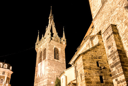 Jindrisska Tower. Late Gothic tower, a part of the Church of St Henry and St Kunhuta