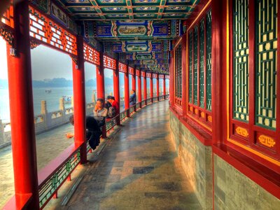 Forbidden palace beijing china photo