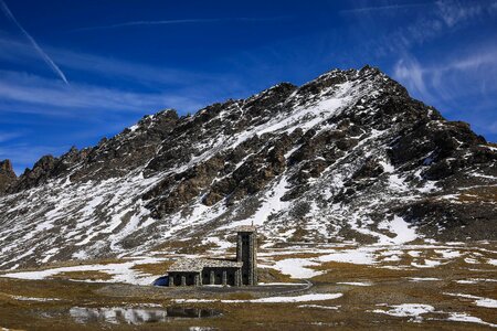 Blue Sky landscape mountain photo